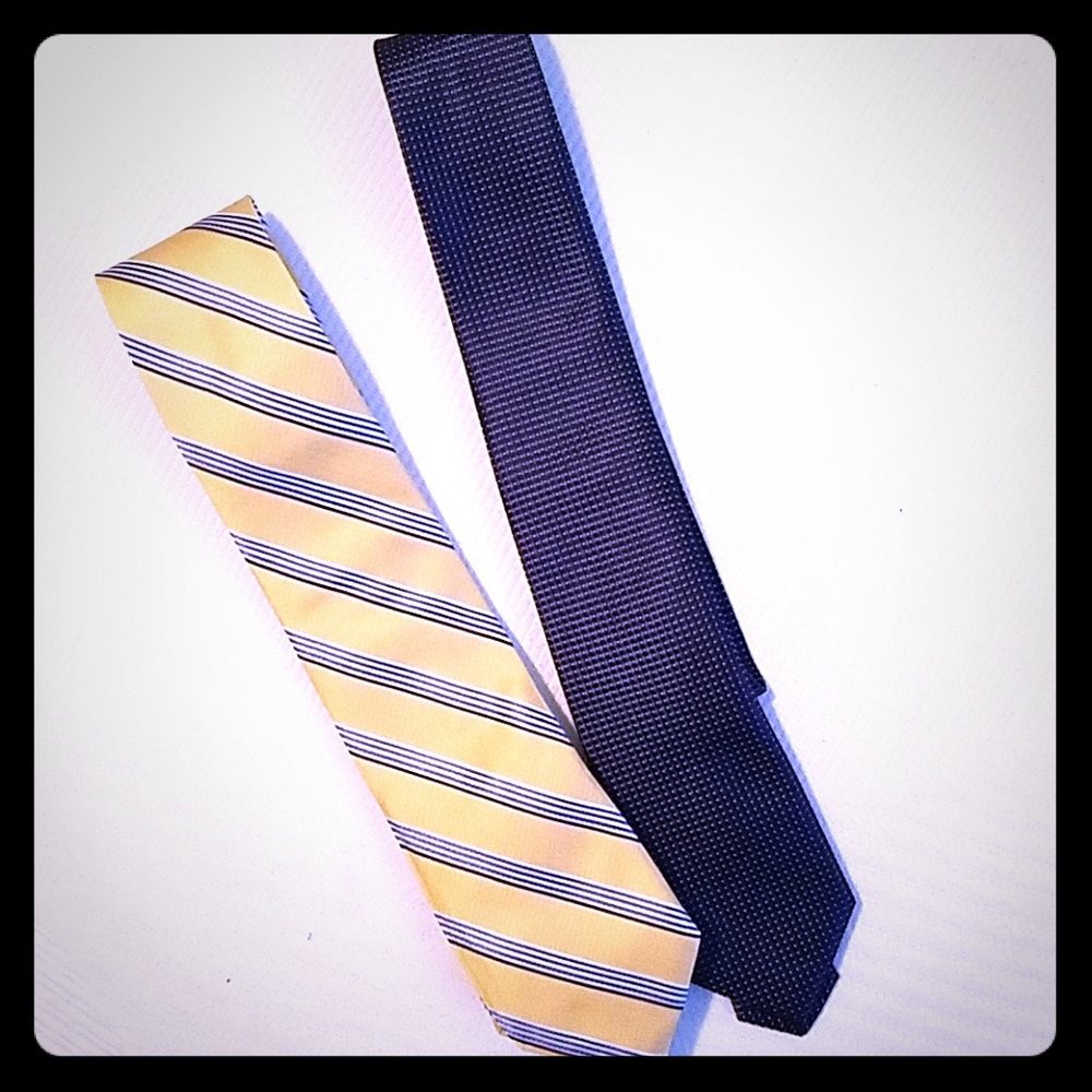 Lot of 2 Mens ties EUC